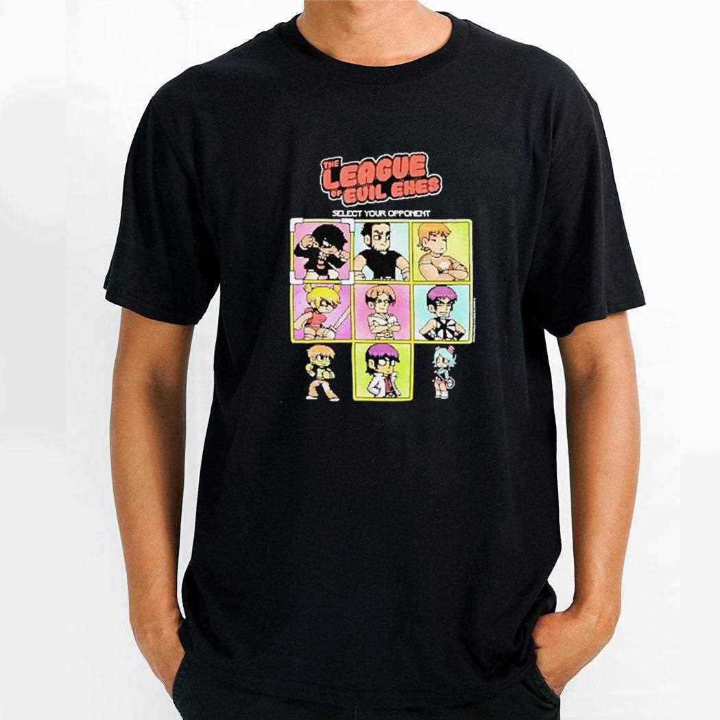 The League Of Evil Exes Select Your Opponent Shirt The League Of Evil Exes Select Your Opponent Shirt