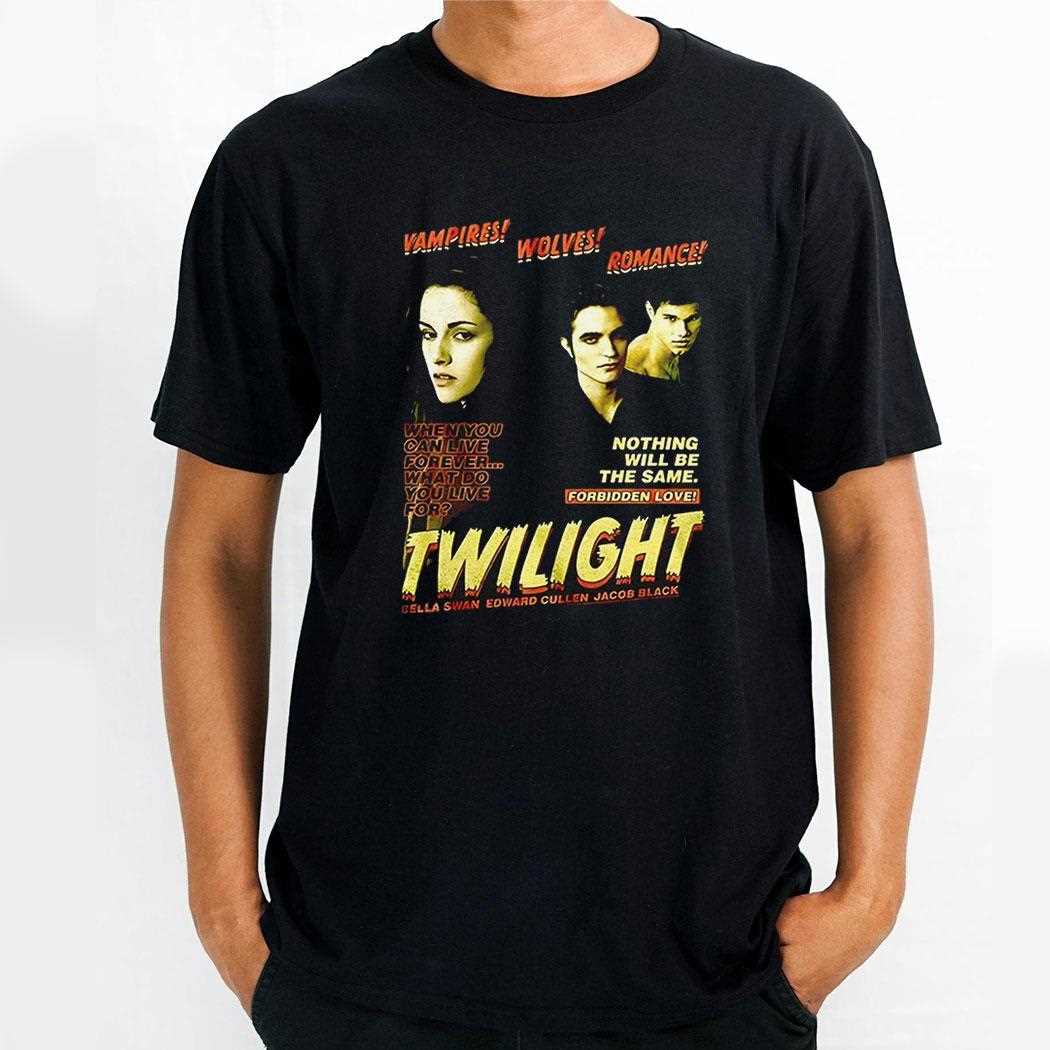 Twilight Bella Swan Edward Cullen Jacob Black Shirt