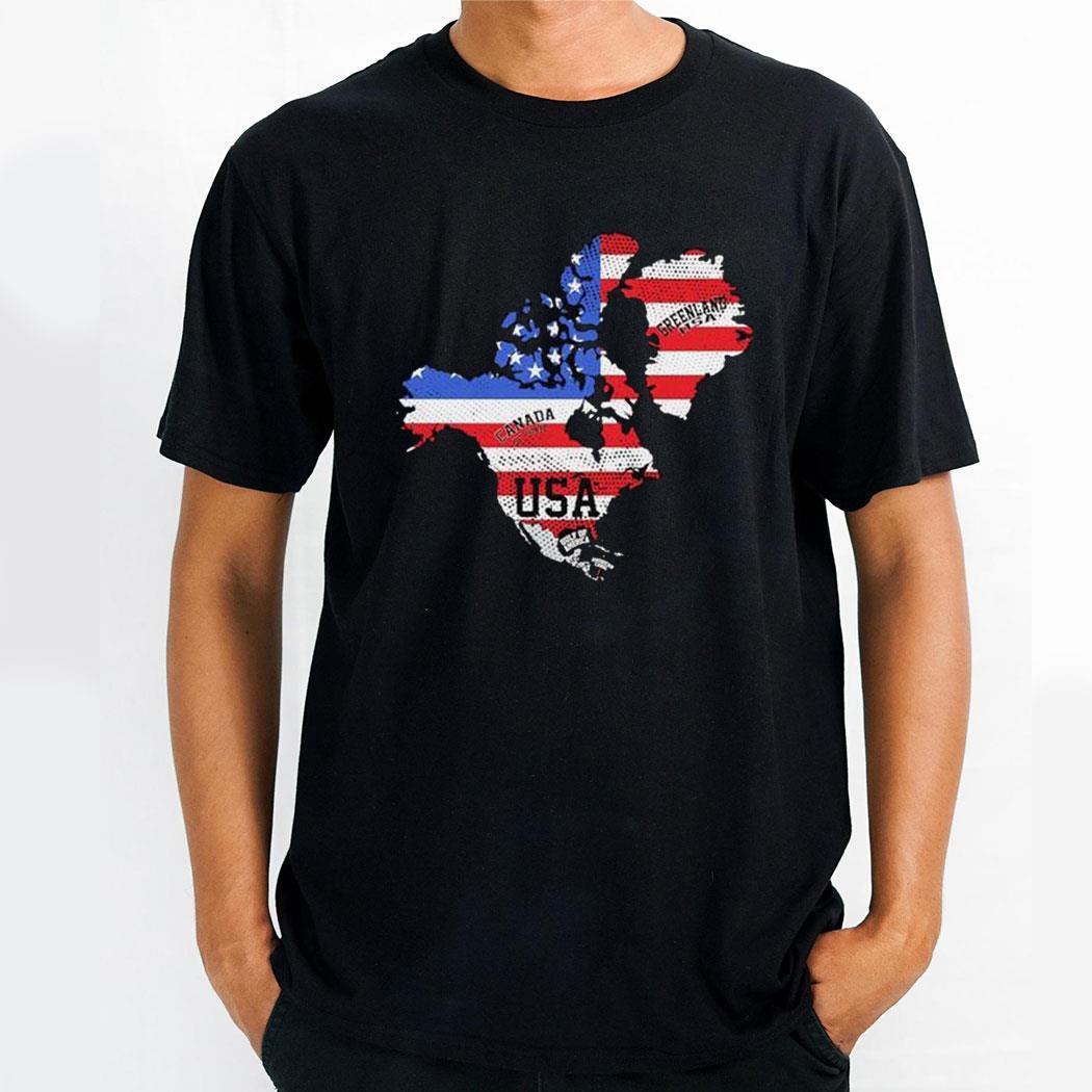 Updated Map Of America Shirt