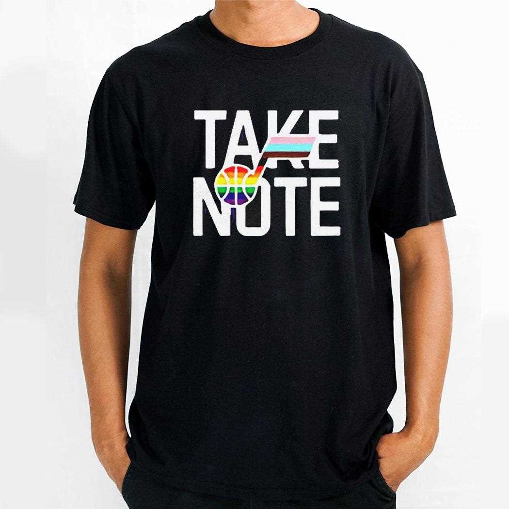 Utah Jazz Take Note Pride Shirt