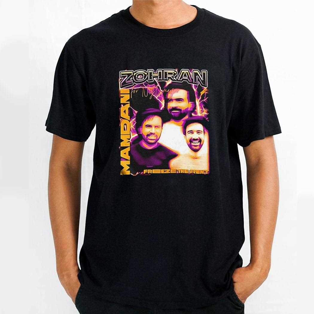 Zoran Mamdani Freeze The Rent Shirt