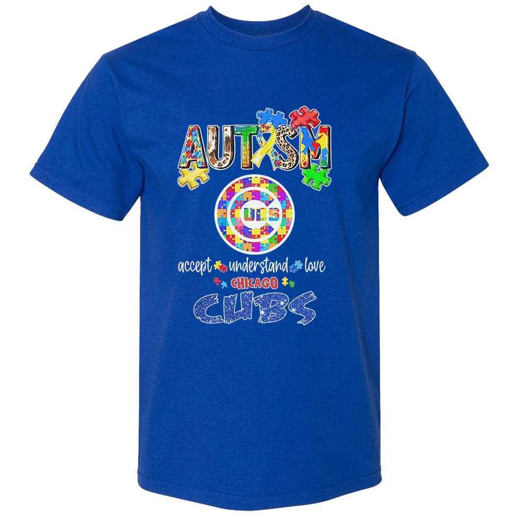 Autism Accept Understand Love Cubs Shirt