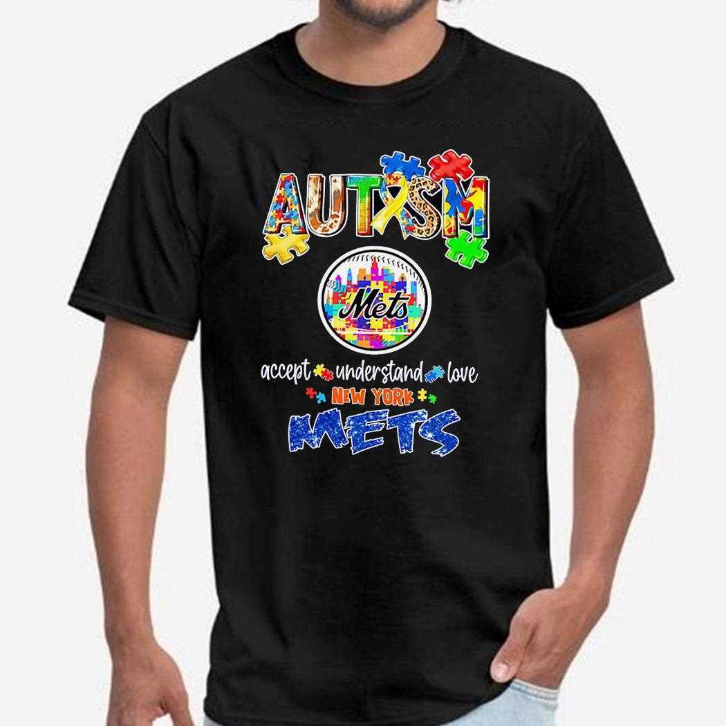 Autism Accept Understand Love New York Mets Diamond Shirt