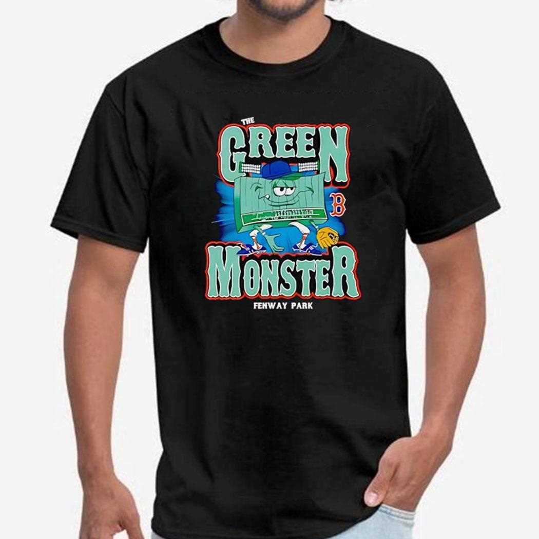 Boston Red Sox Baseball The Green Monster Fenway Park Shirt Boston Red Sox Baseball The Green Monster Fenway Park Shirt