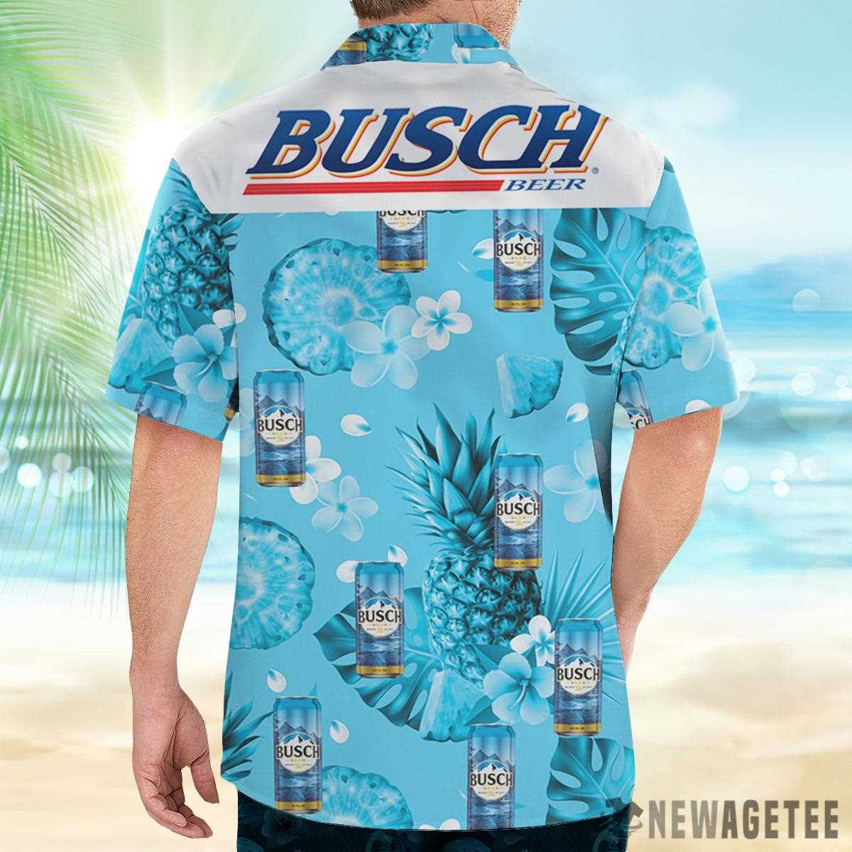 Busch Latte Beer Hawaiian Shirt Beach Shorts
