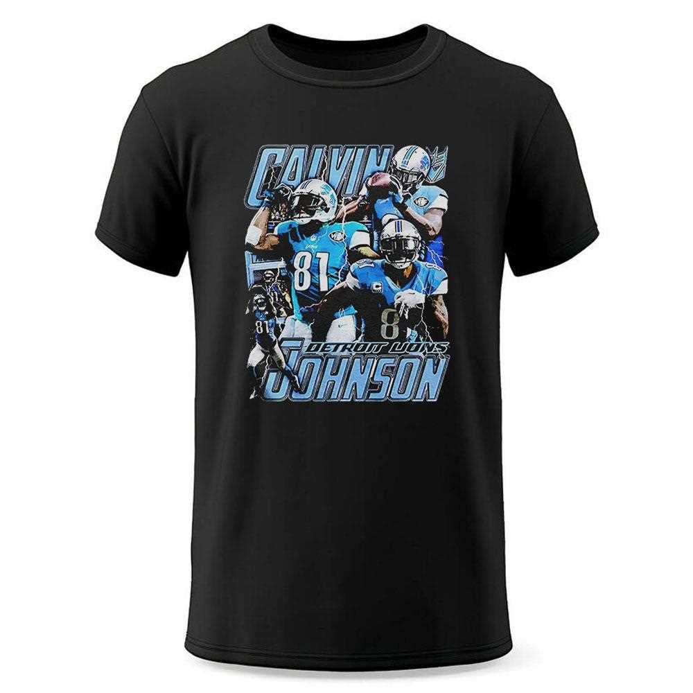 Calvin Johnson Detroit Lion Nfl Football Player Shirt Calvin Johnson Detroit Lion Nfl Football Player Shirt