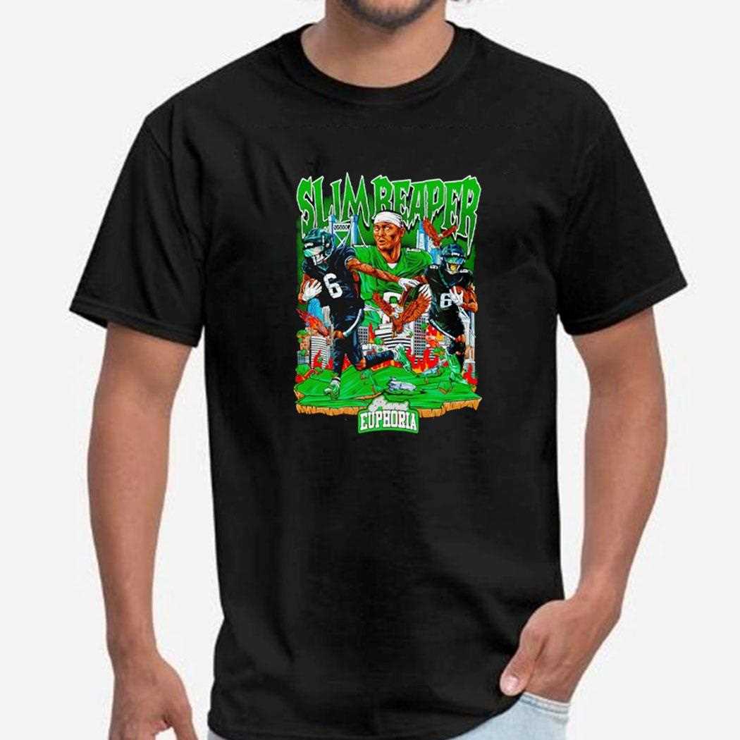Devonta Smith X Slim Reaper Eagles Football Shirt