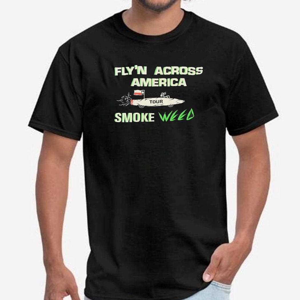 Flyn Across America Tour Smoke Weed Shirt