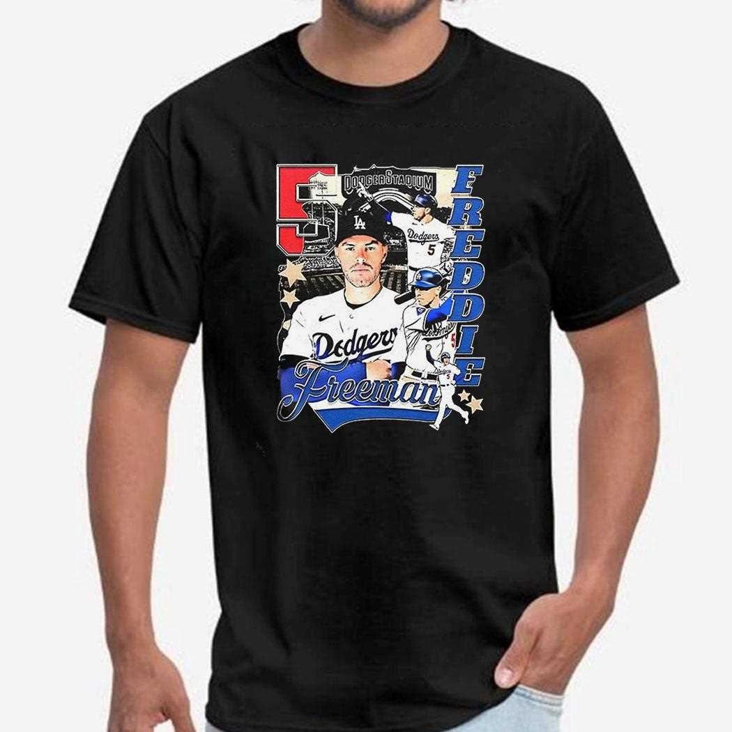 Freddie Freeman Los Angeles Dodgers Mlb Baseball Player Signature Shirt