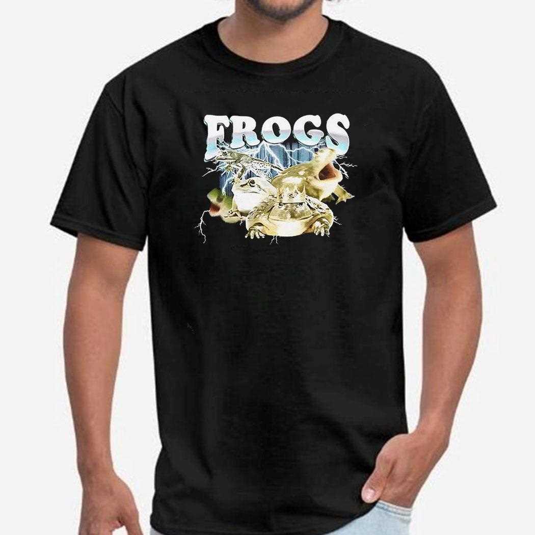 Frogs Lightning Collage Shirt