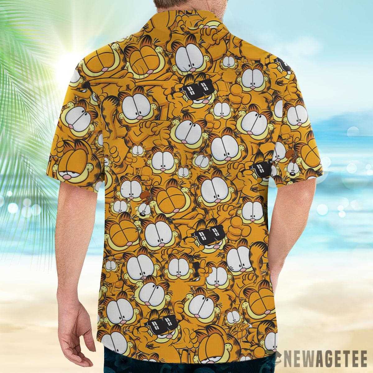 Gay Garfield Hawaiian Shirt Beach Shorts