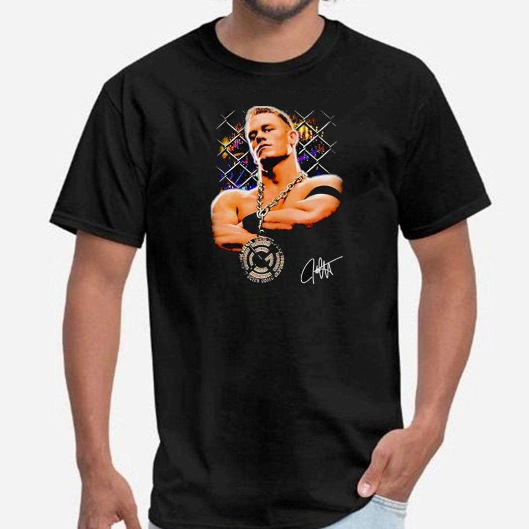 John Felix Anthony Cena Wwe Chain Gang Soldier Signature Shirt