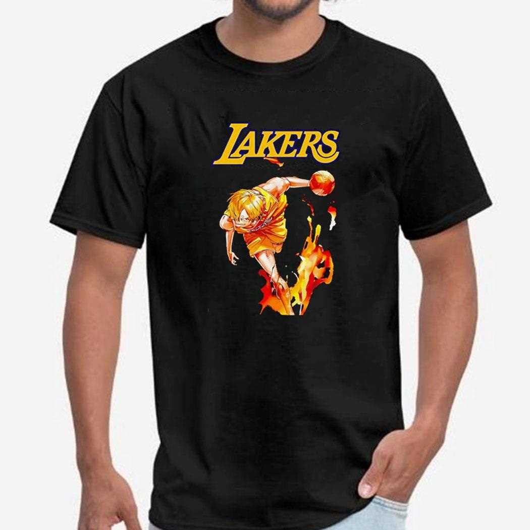 Los Angeles Lakers X One Piece Sanji Nba Shirt