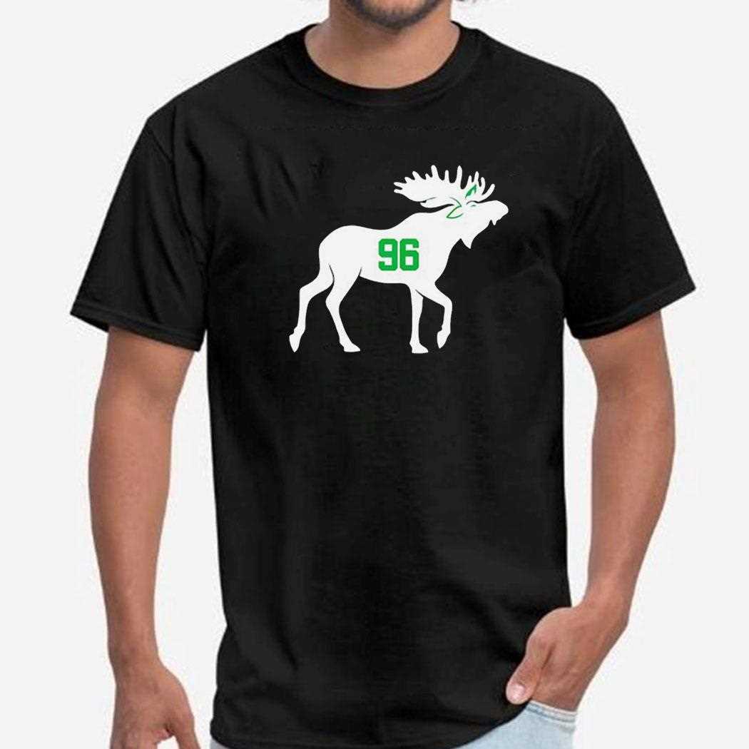 Moose 96 Dallas Stars Hockey Shirt Moose 96 Dallas Stars Hockey Shirt