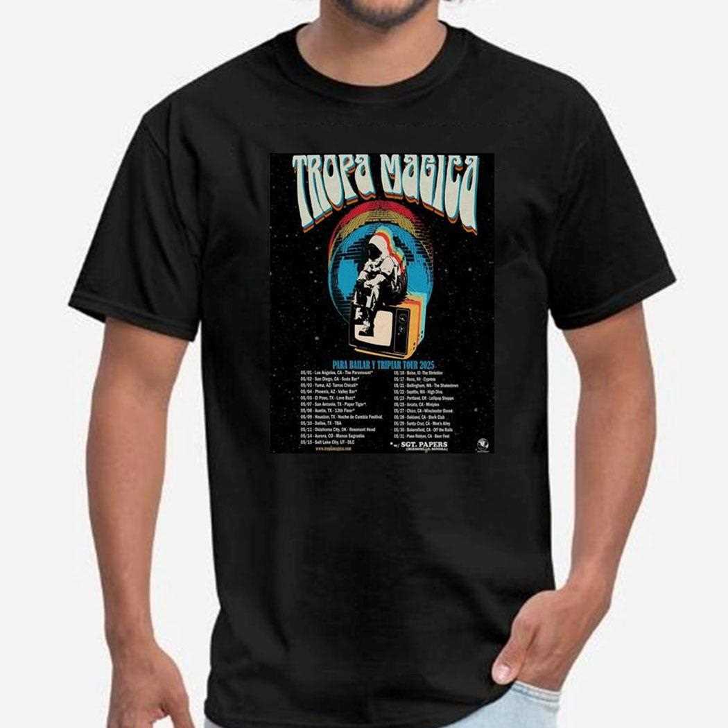 Tropa Magica Pra Bailar Y Tripiar Tour 2025 Poster Shirt