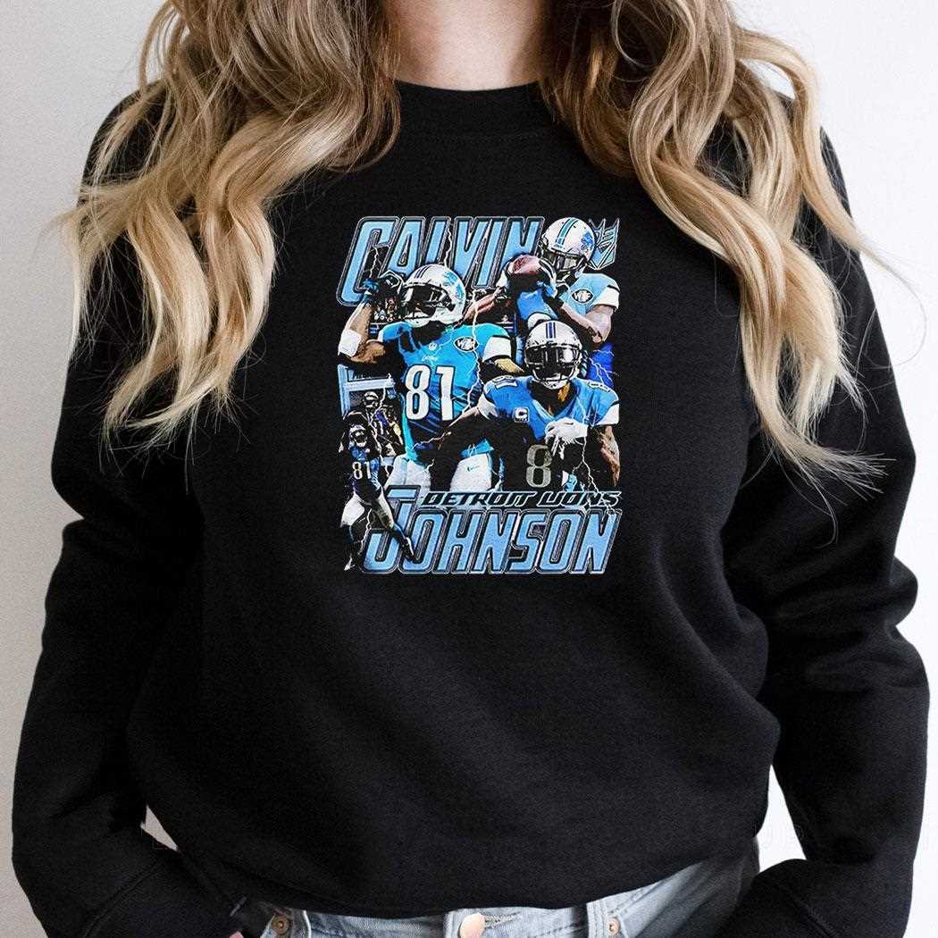 Calvin Johnson Detroit Lion Nfl Football Player Shirt Calvin Johnson Detroit Lion Nfl Football Player Shirt
