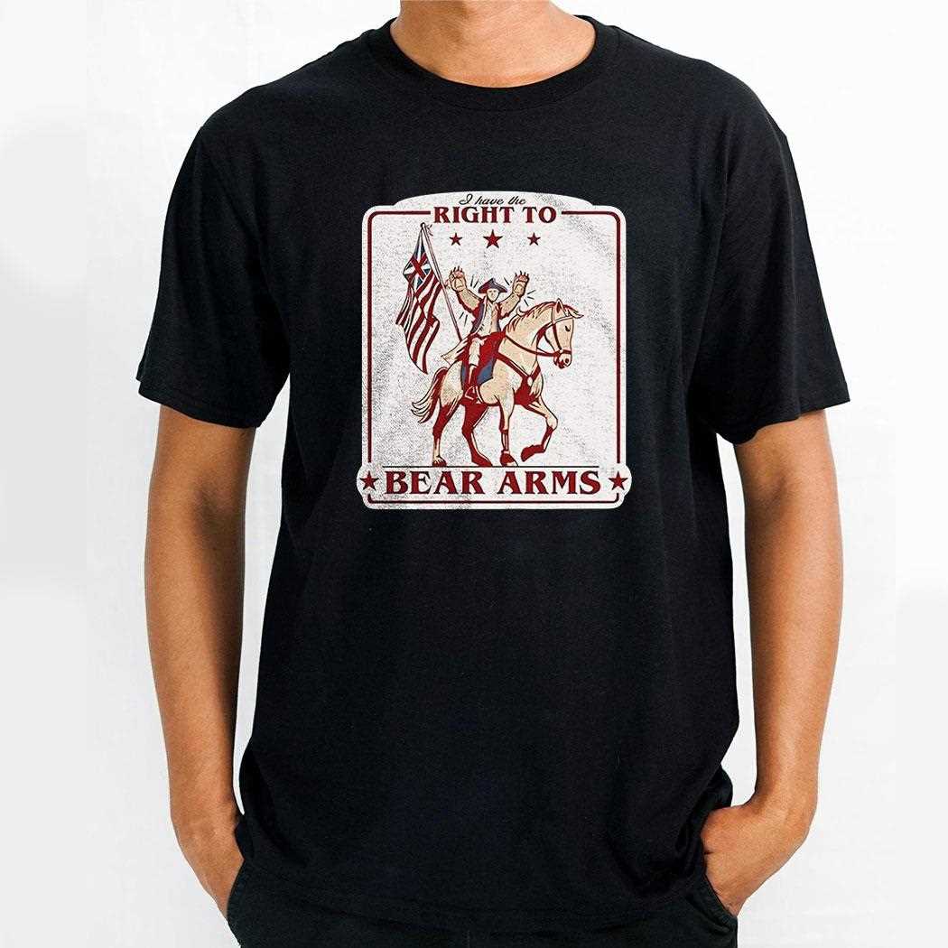 American Flag And Horse I Have The Right To Bear Arms Shirt American Flag And Horse I Have The Right To Bear Arms Shirt
