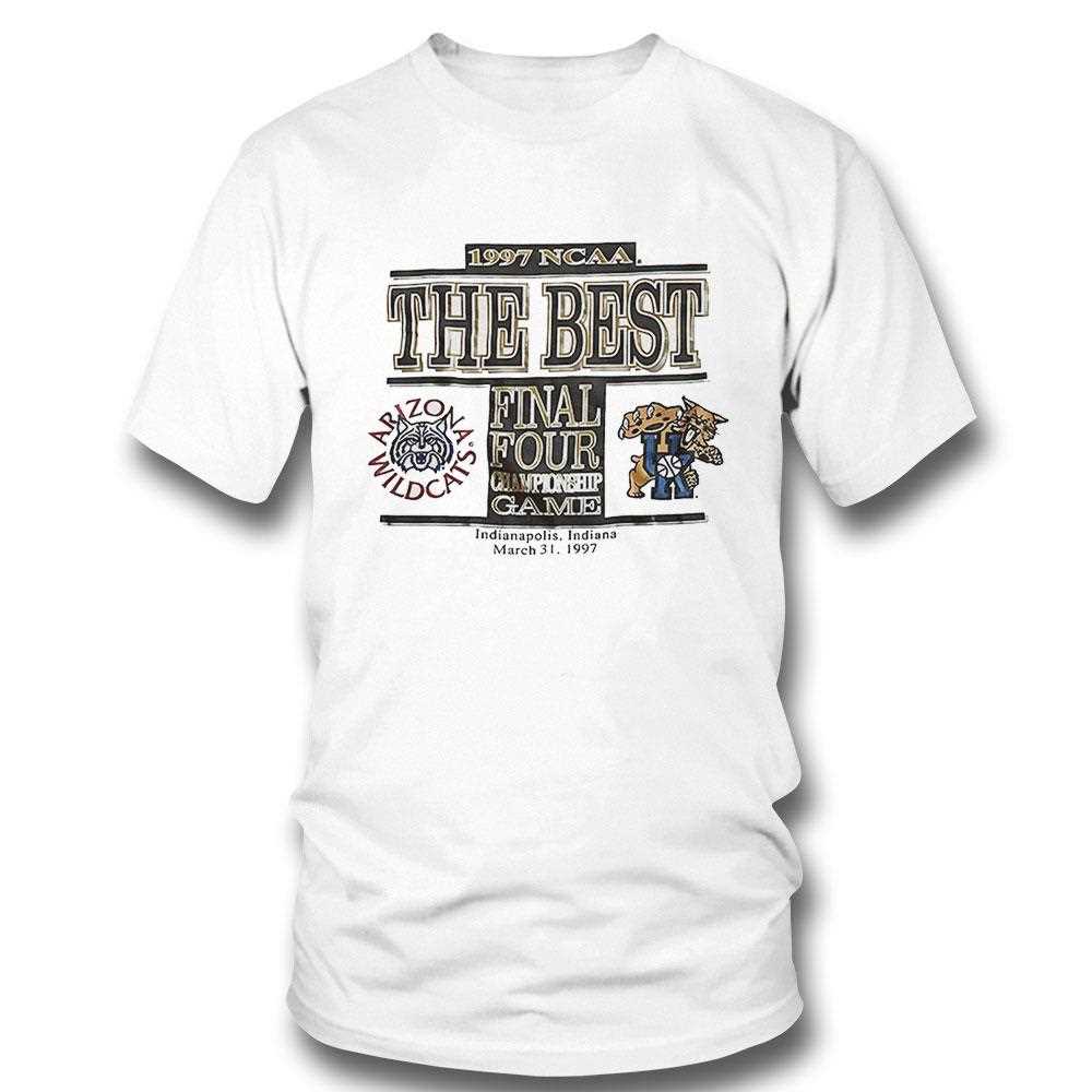 Arizona Wildcats Vs Kentucky Wildcats 1997 Ncaa The Best Final Four Championship Game Shirt