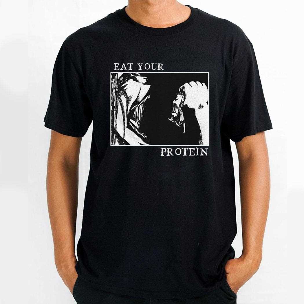 Attack On Titan Eat Your Protein Shirt Attack On Titan Eat Your Protein Shirt