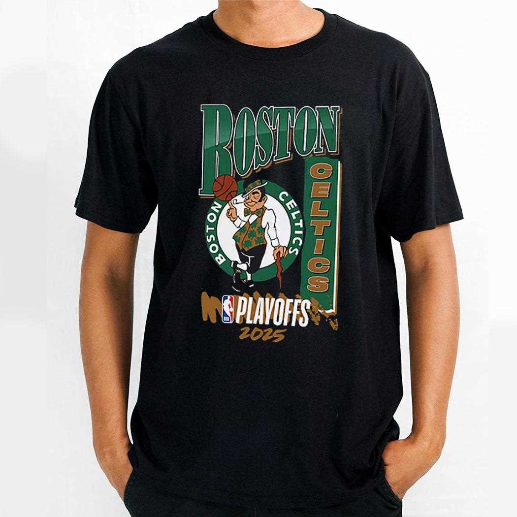 Boston Celtics Youth 2025 Nba Playoffs Hype Shirt