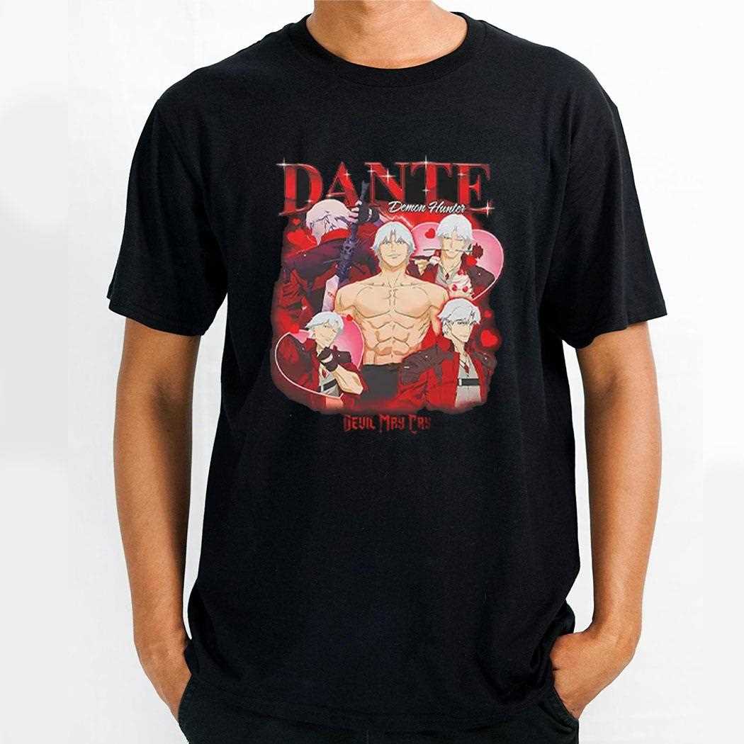 Dante Demon Hunter Devil May Cry Shirt