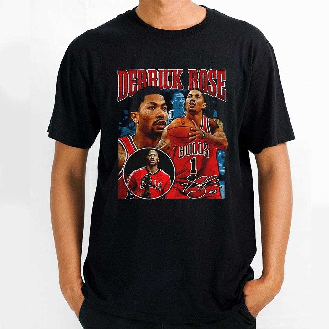 Derrick Rose Mvp Chicago Bulls Nba Basketball Signature Shirt