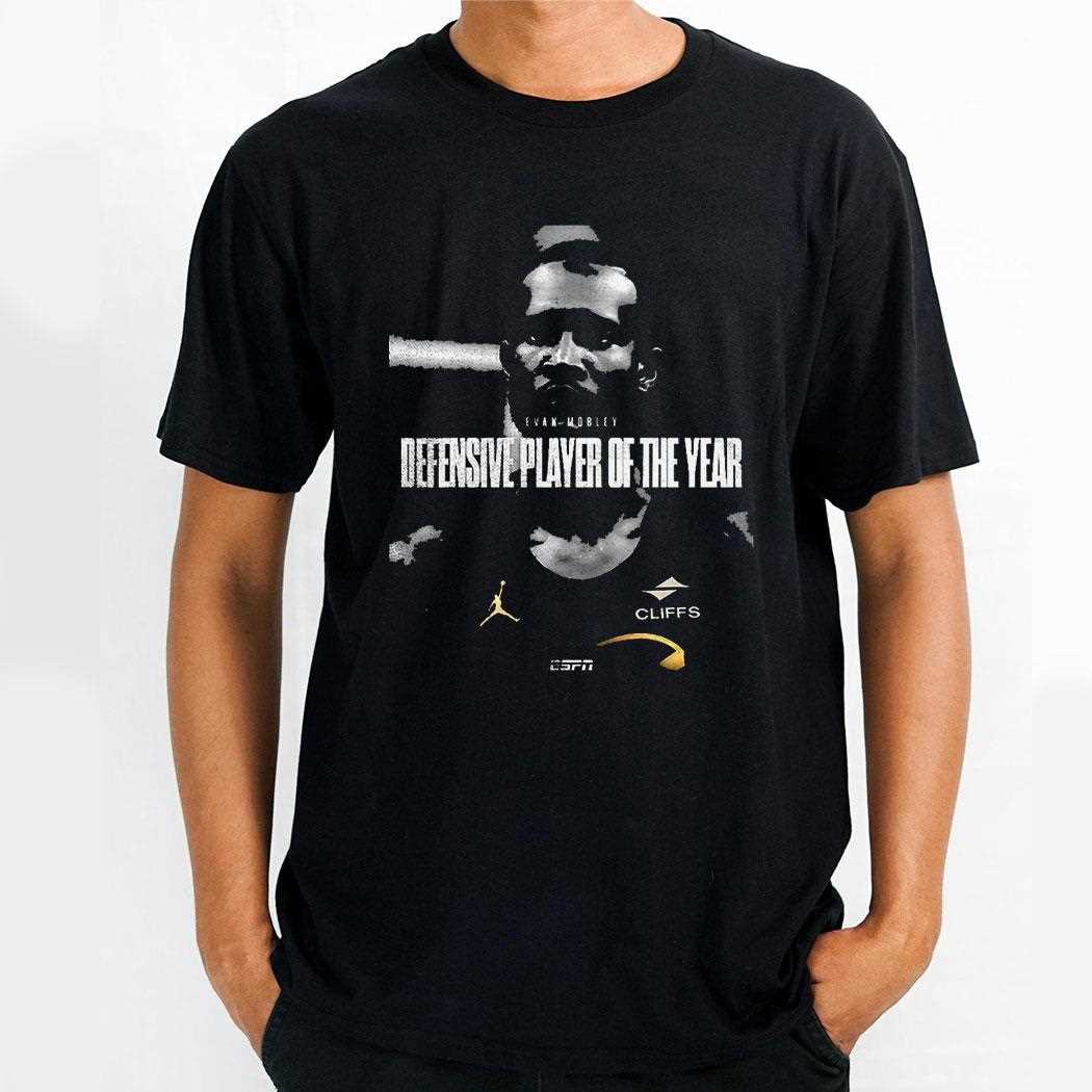 Evan Mobley Defensive Player Of The Year 2025 Shirt