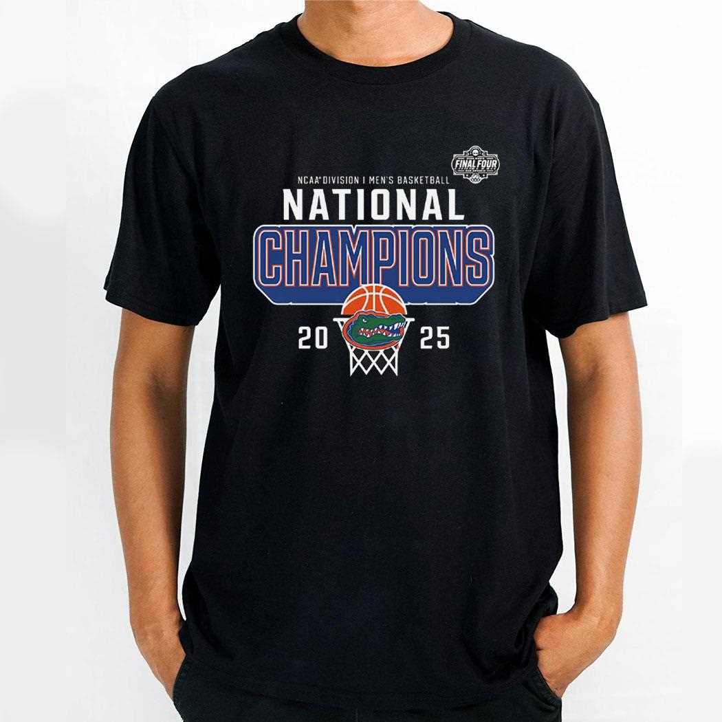 Florida Gators 2025 Ncaa Mens Basketball National Champions Schedule Shirt