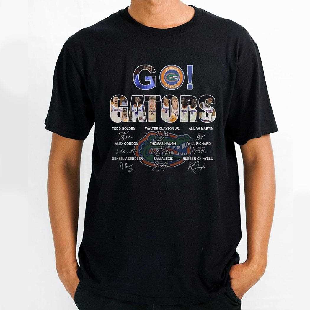 Go Gators Todd Golden Walter Clayton Jr Shirt