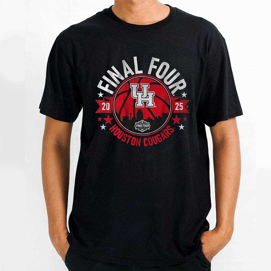 Houston Basketball 2025 Final Four Shirt