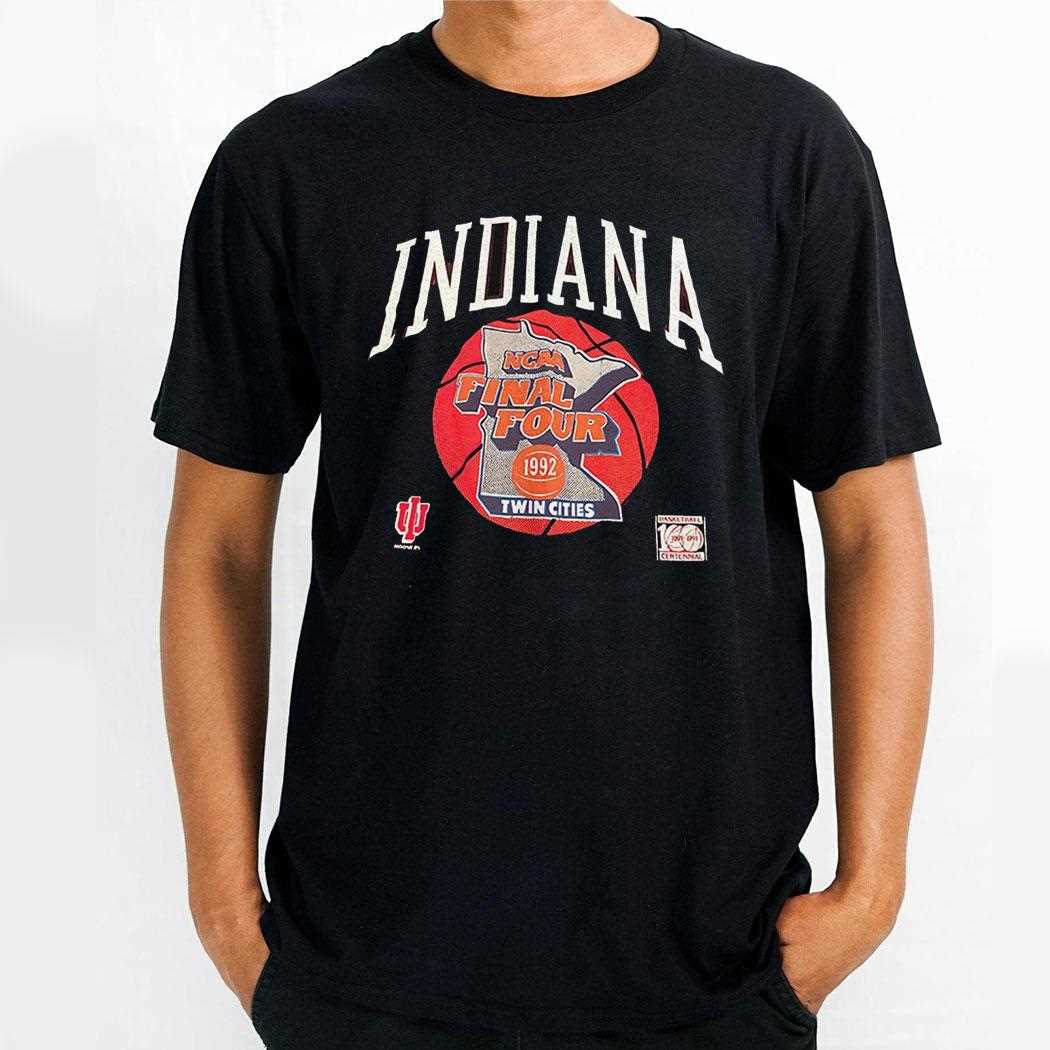 Indiana Hoosiers Ncaa Final Four Twin Cities 1992 Shirt