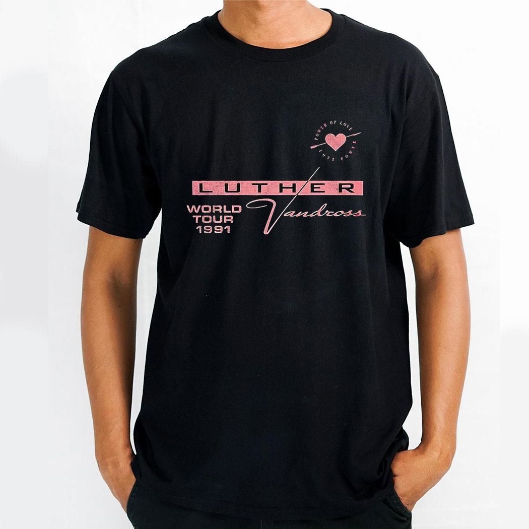 Luther Vandross World Tour 1991 Shirt