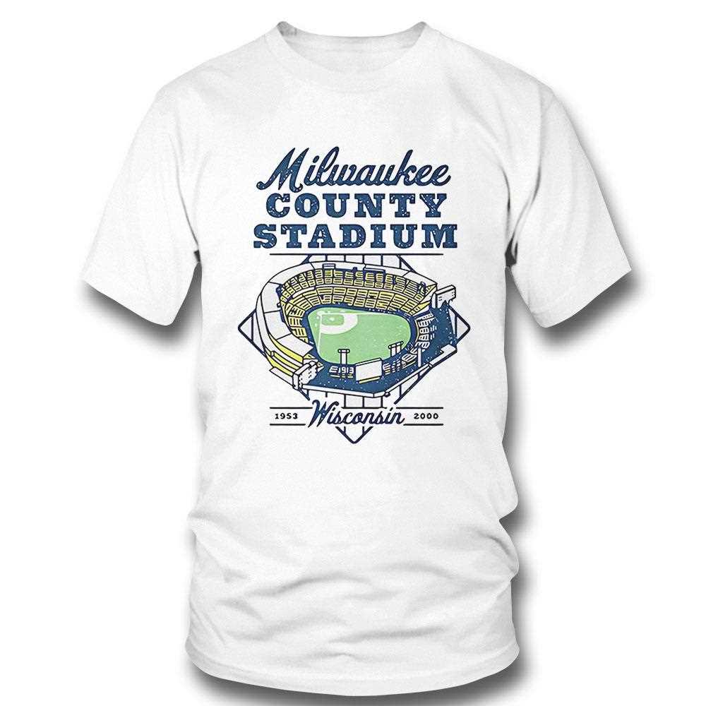 Milwaukee County Stadium Wisconsin 1953 2000 Shirt
