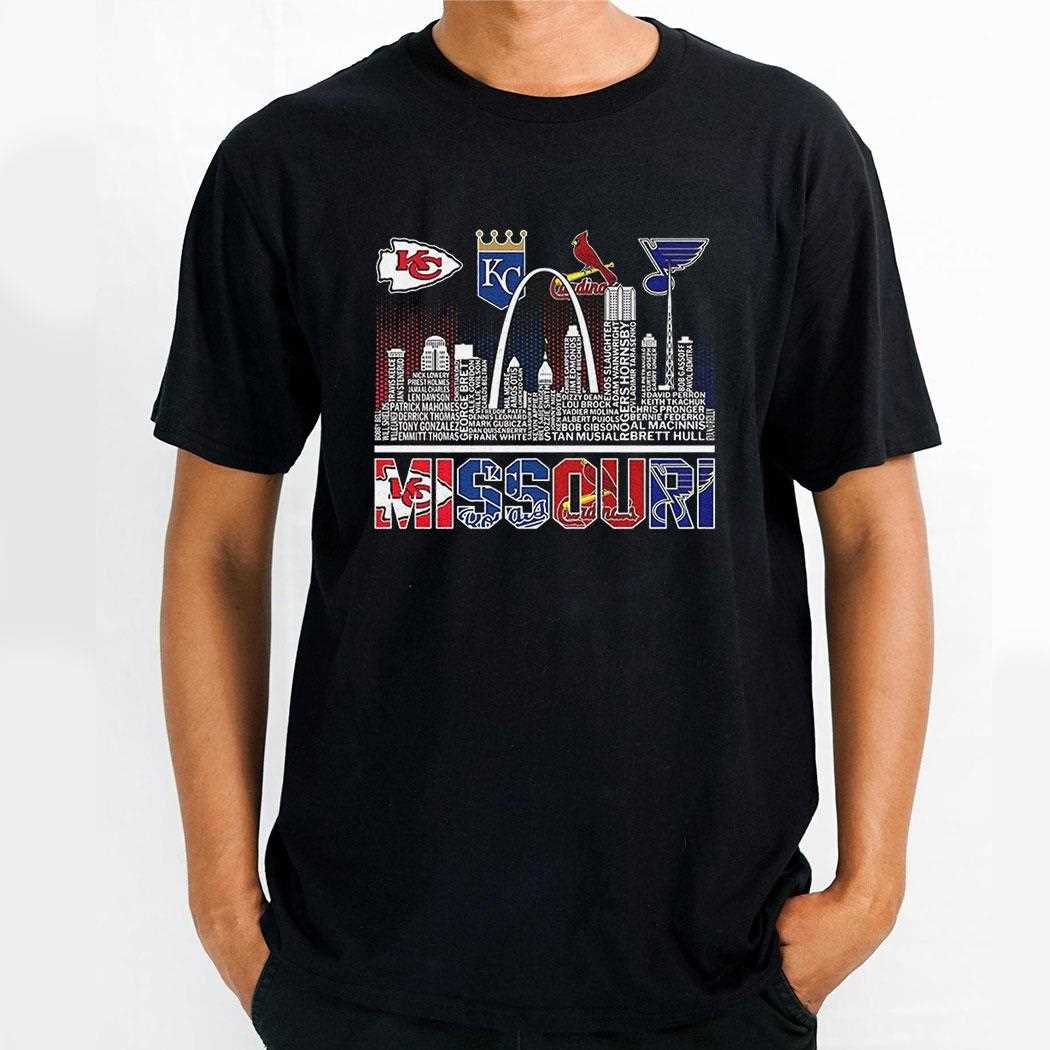 Missouri Sports Legends Skyline Tribute Shirt