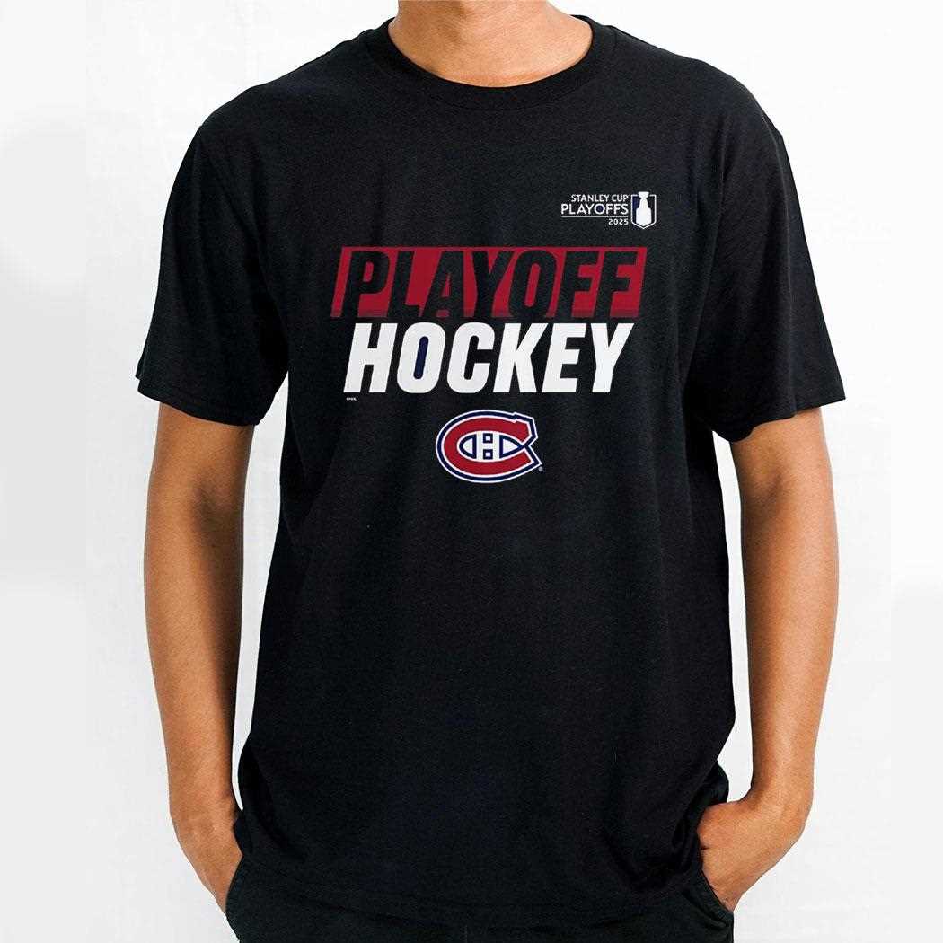 Montreal Canadiens Fanatics 2025 Stanley Cup Playoffs Breakout Shirt