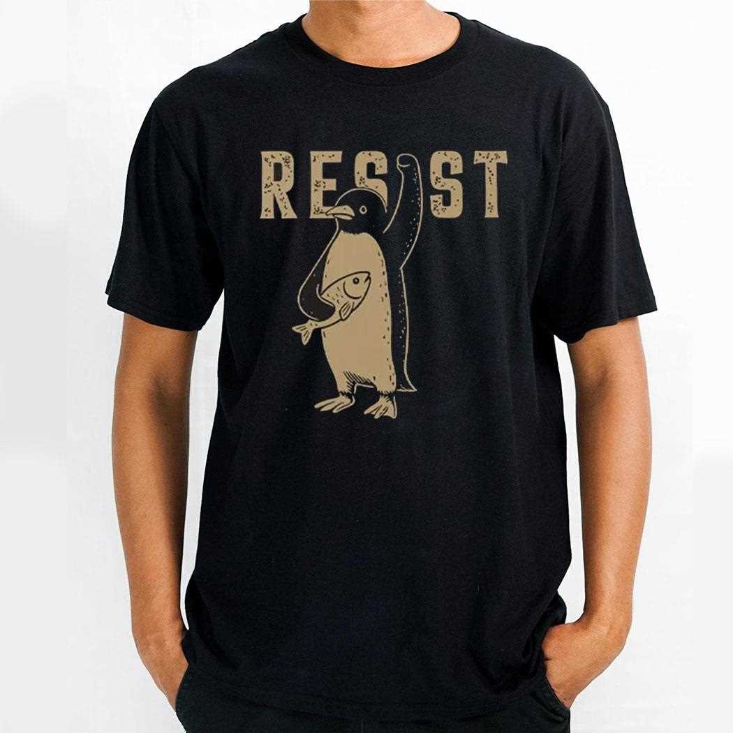 Resist Penguin Against Trump Shirt