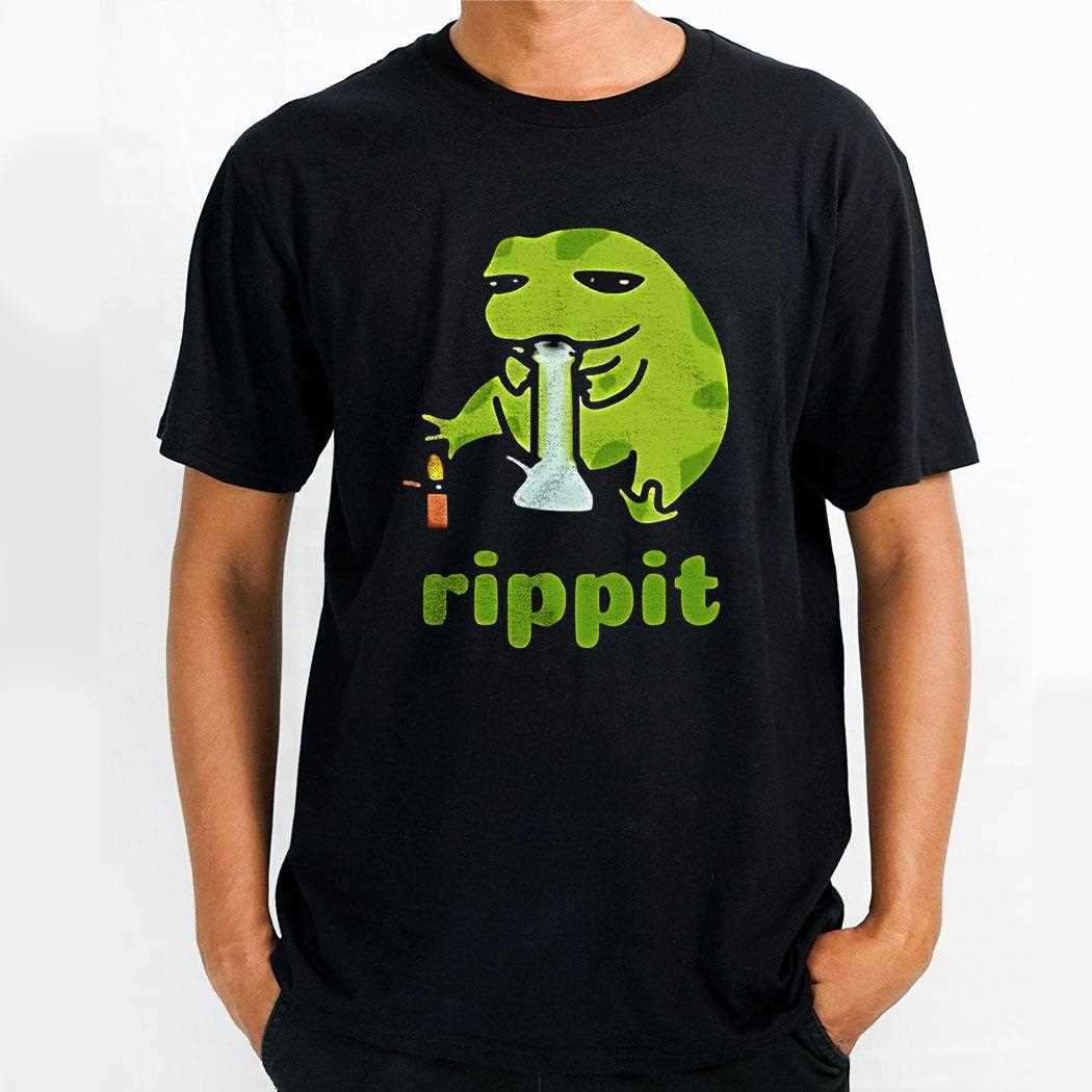 Rippit Stoner Frog Shirt
