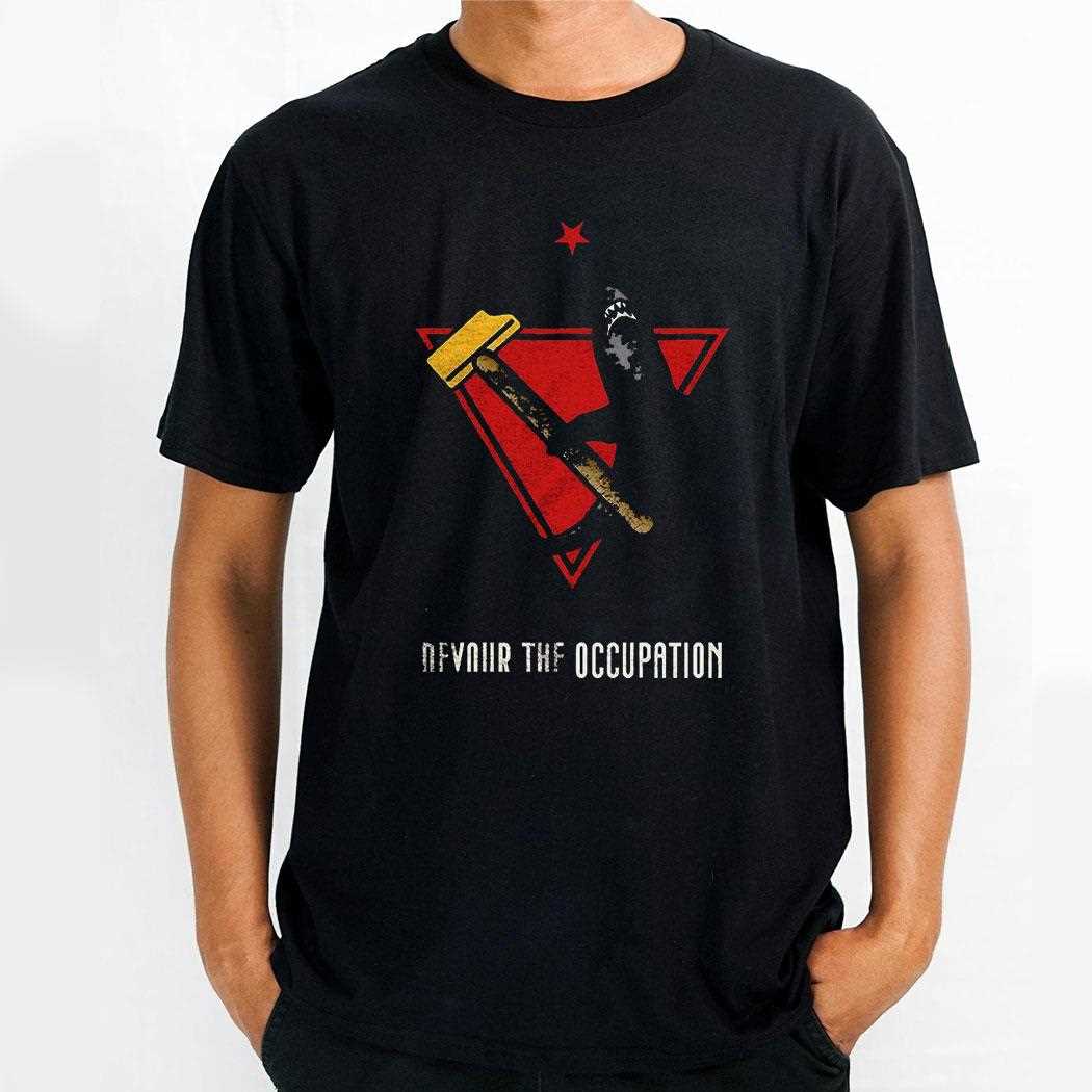 Shark Devour The Occupation Shirt Shark Devour The Occupation Shirt