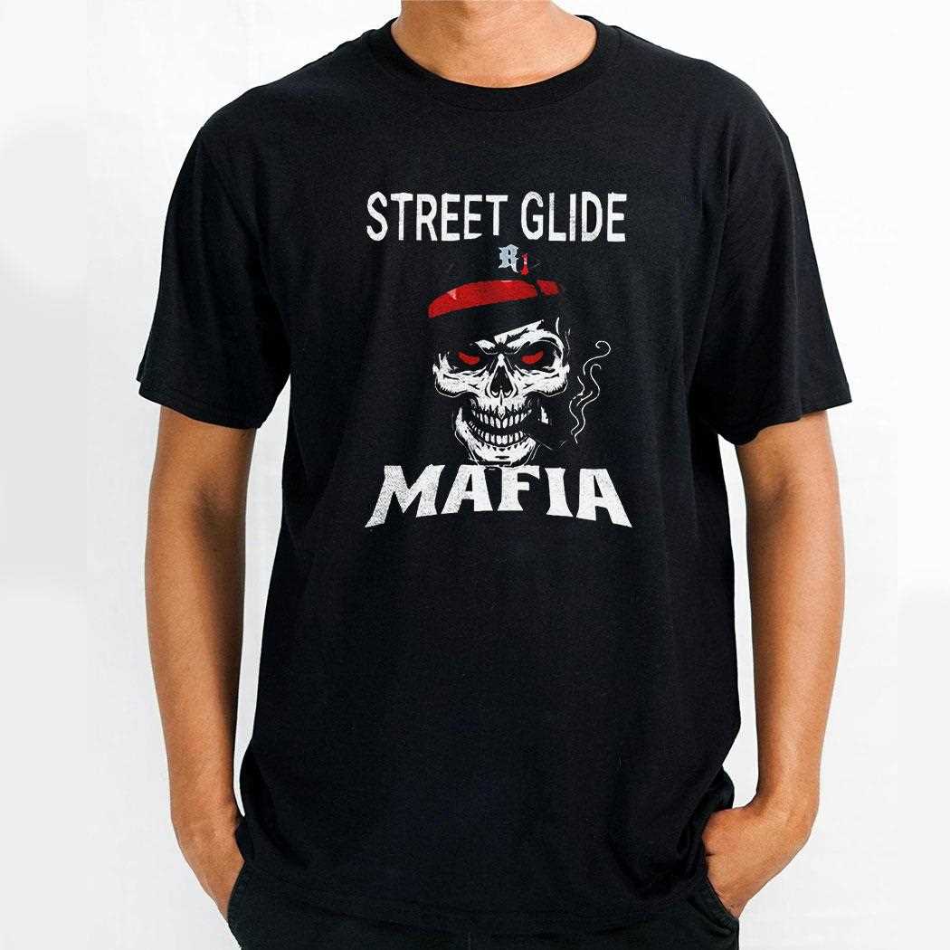 Skull Street Glide Mafia Shirt