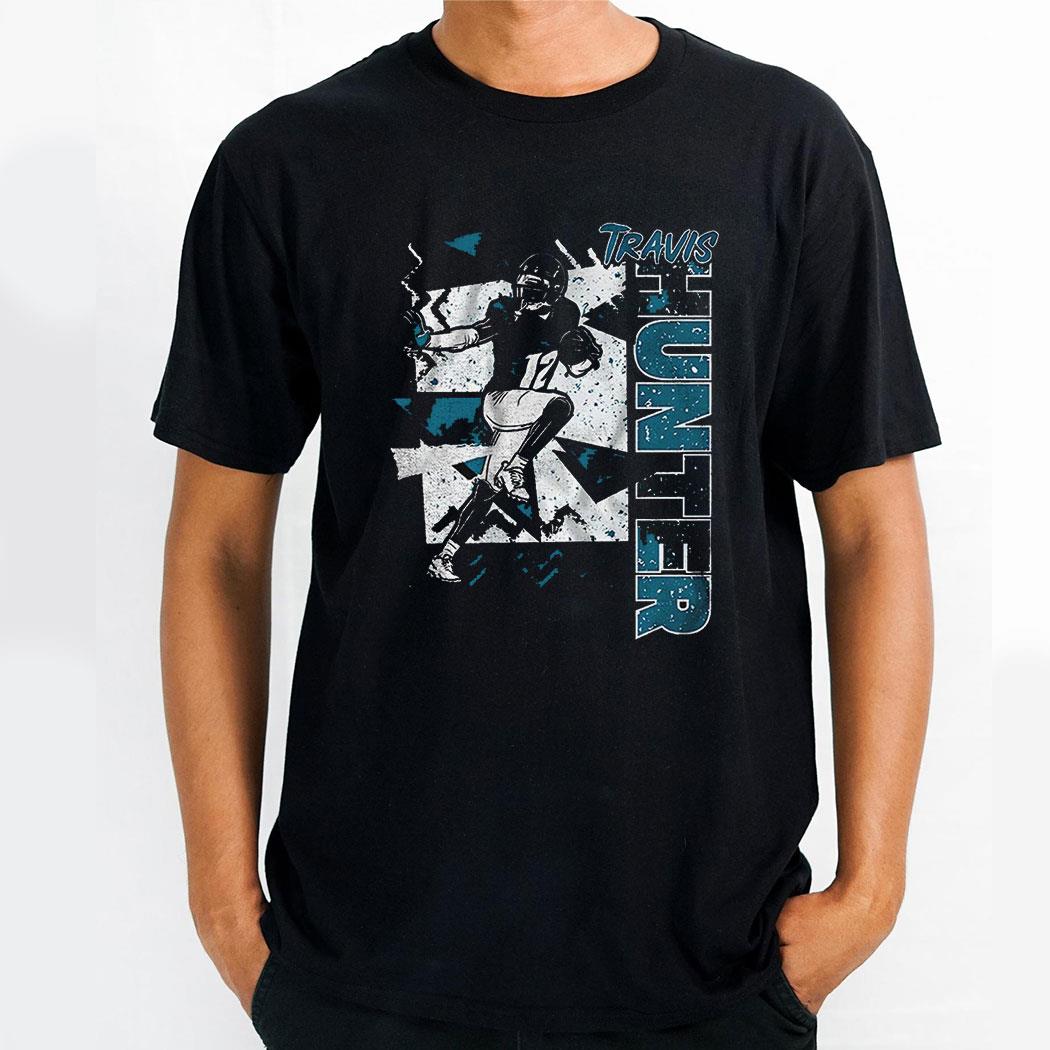 Travis Hunter Jacksonville Jaguars Football Player 90s Style Shirt Travis Hunter Jacksonville Jaguars Football Player 90s Style Shirt