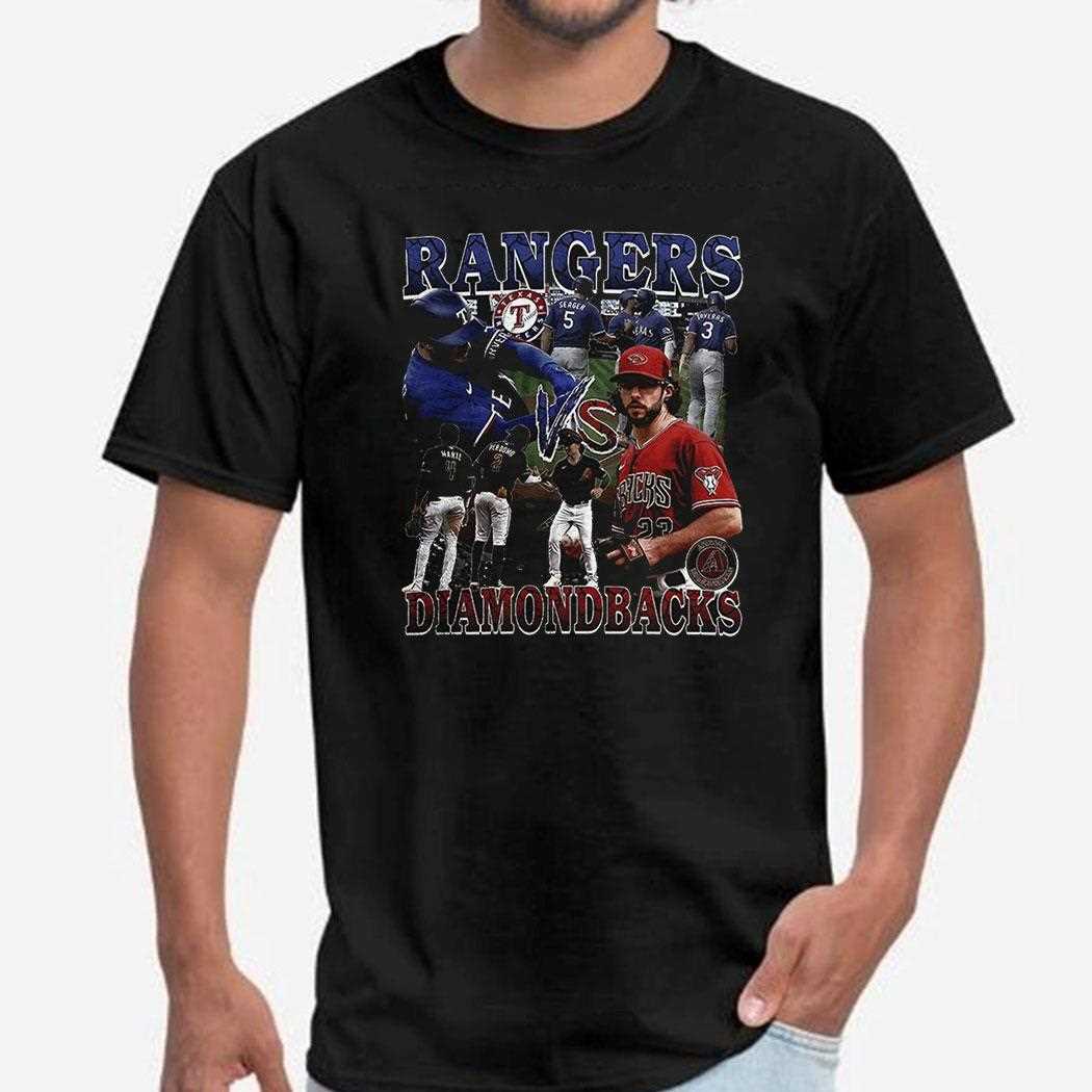 Arizona Diamondbacks Vs Texas Rangers World Series Mlb Baseball Team Graphic Shirt