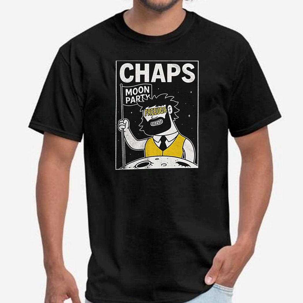 Chaps Moon Party Free Uga Shirt Chaps Moon Party Free Uga Shirt