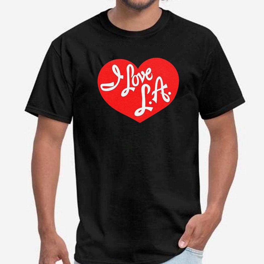 I Love La In Heart Shirt
