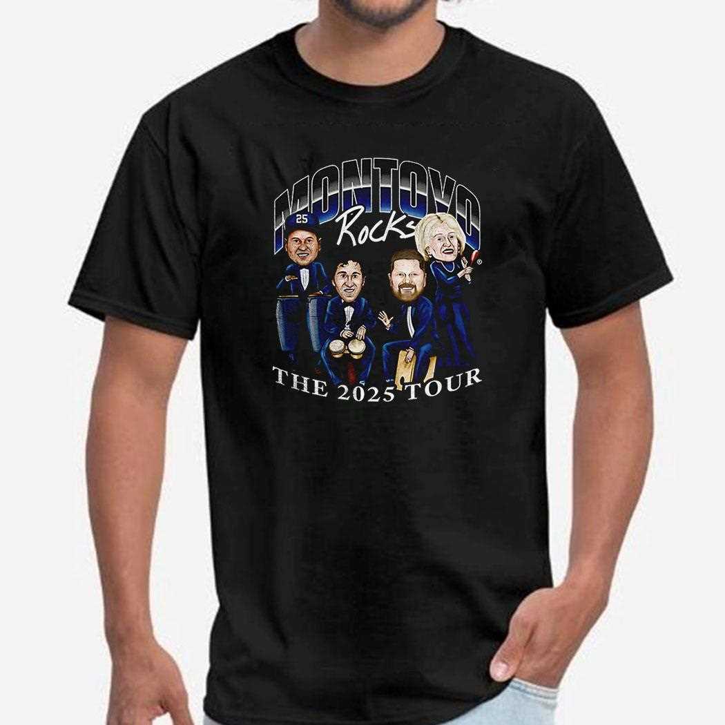 Montoyo Band The 2025 Tour Cartoon Shirt