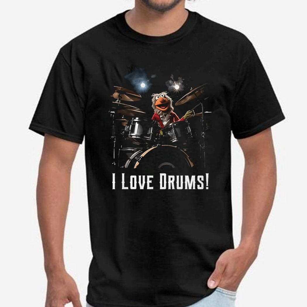 Muppets I Love Drums Shirt