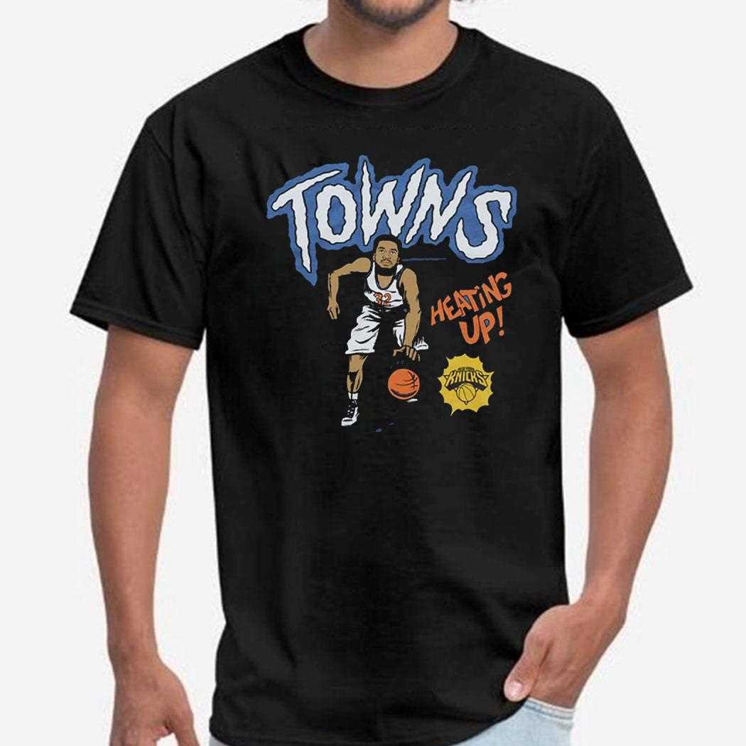 New York Knicks Comic Book Karl Anthony Towns Shirt