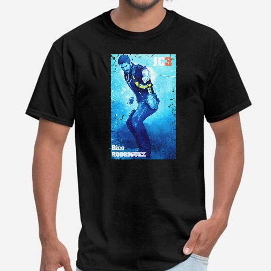 Rico Rodriguez Just Cause 3 Shirt Rico Rodriguez Just Cause 3 Shirt