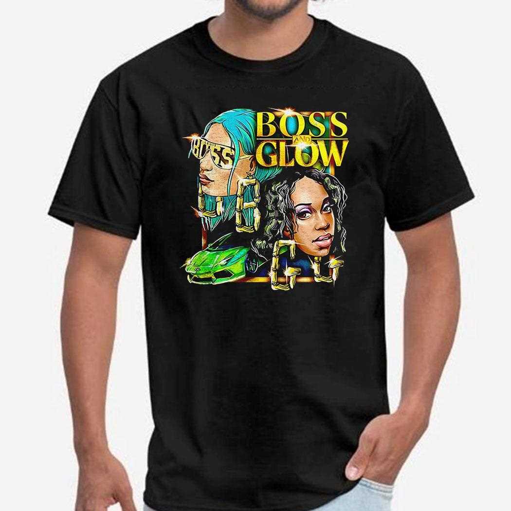 Sasha Banks And Naomi Boss Glow Shirt