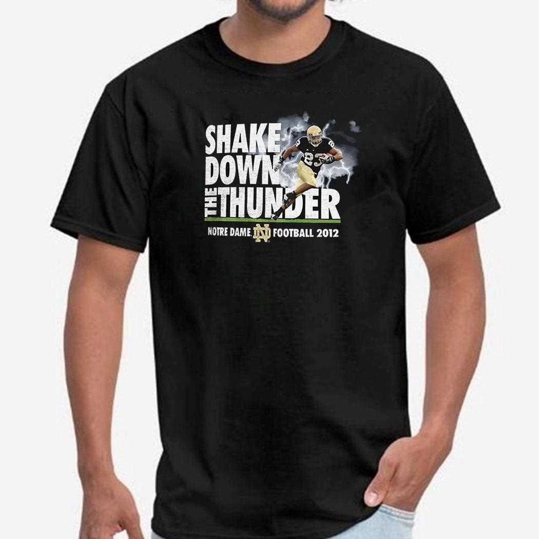 Shake Down The Thunder Notre Dame Football 2012 Shirt