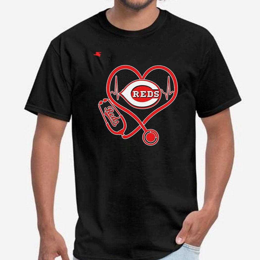 Stethoscope Cincinnati Reds Shirt